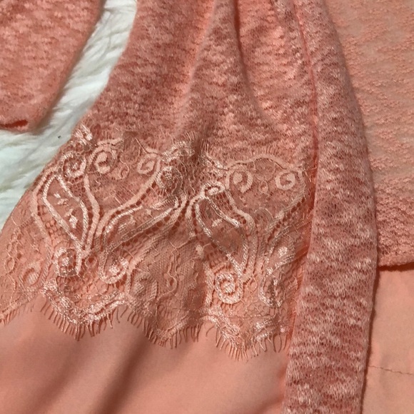 Late august 3/4 lacy open cardigan - Picture 4 of 7